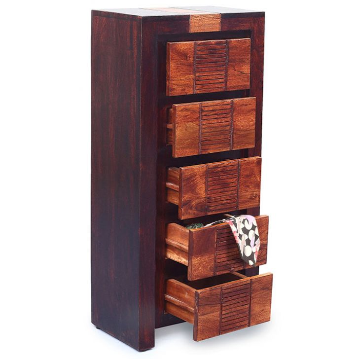 Magnum Chest Of Five Drawers Honey